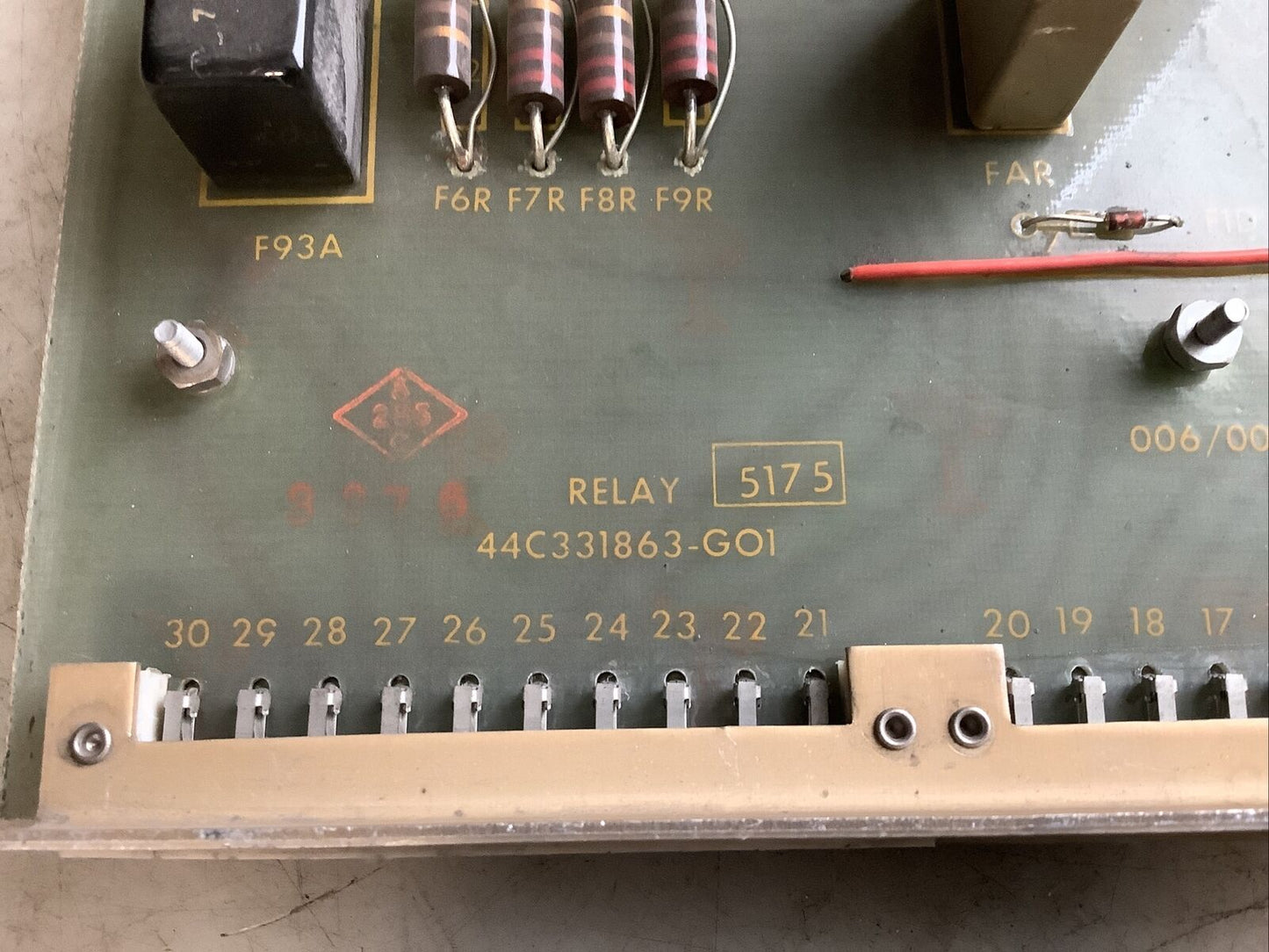 GENERAL ELECTRIC 44C331863-G01 RELAY CIRCUIT BOARD 476