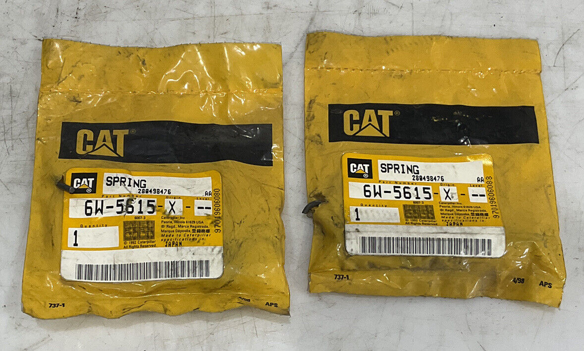 CAT OEM 6W-5625 SPRING 280498476 LOT OF 2 476