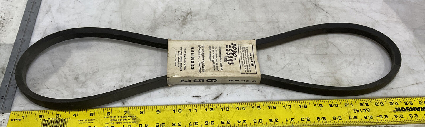 GATES 653 V-BELT LOT OF 3 476