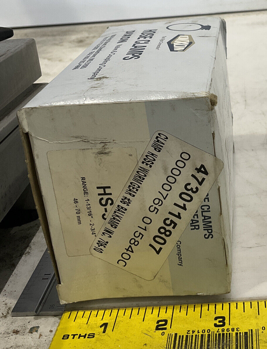 DIXON HS-36 10 HOSE CLAMPS WORM GEAR 476