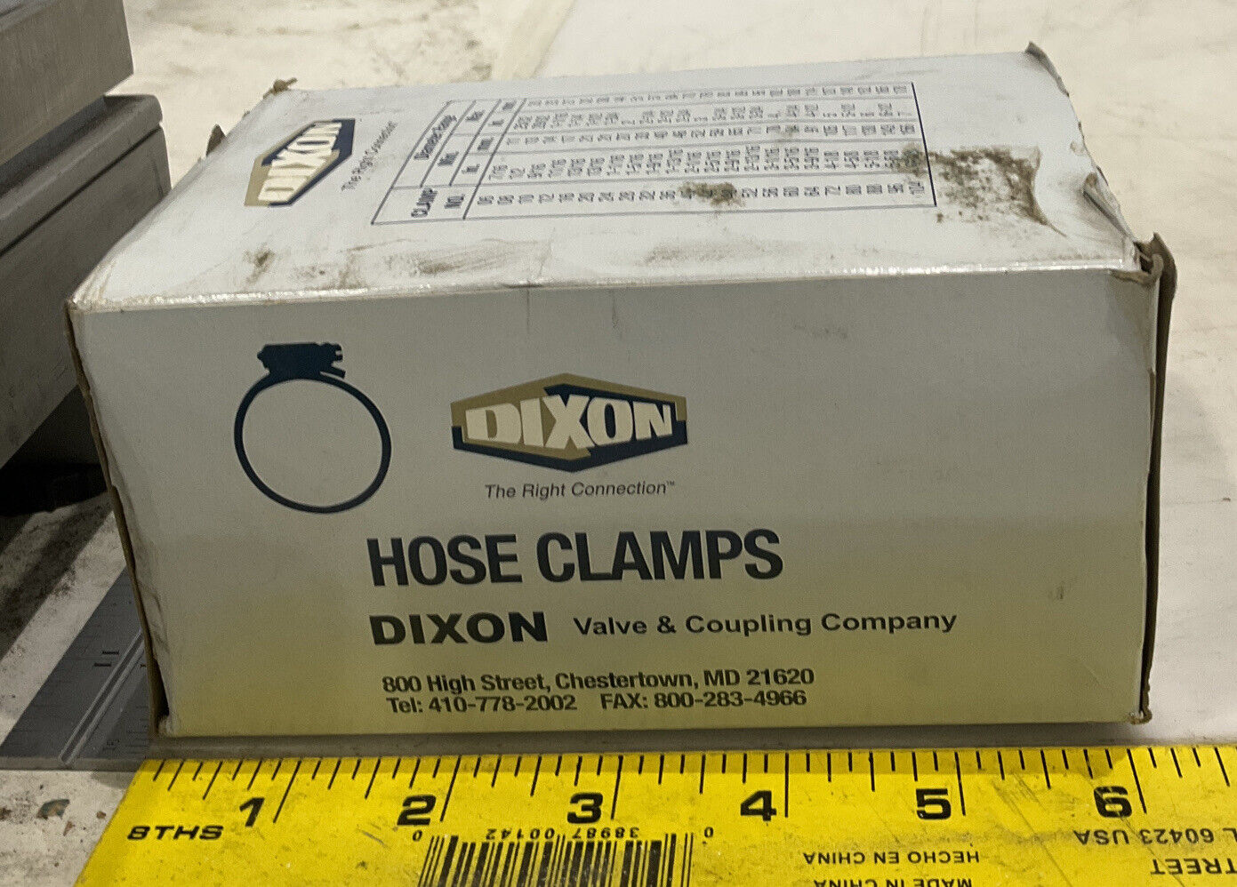 DIXON HS-36 10 HOSE CLAMPS WORM GEAR 476
