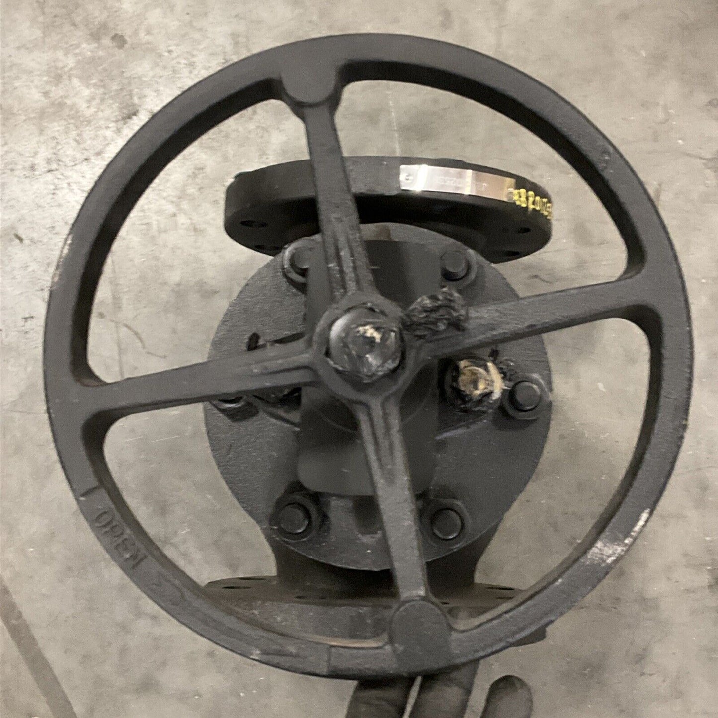 VALVE GLOBE 4" CI BODY 200 PSI NON-ASB ASME/ANSI B16.34, CRANE CO. 351