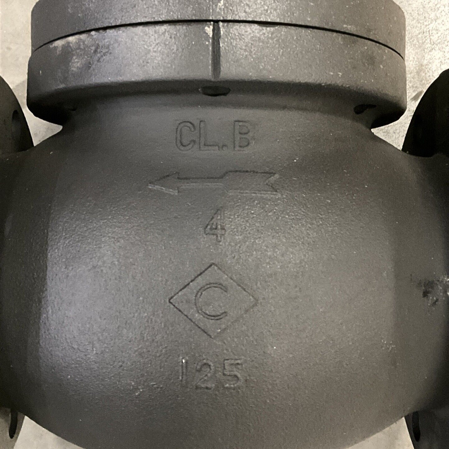 VALVE GLOBE 4" CI BODY 200 PSI NON-ASB ASME/ANSI B16.34, CRANE CO. 351