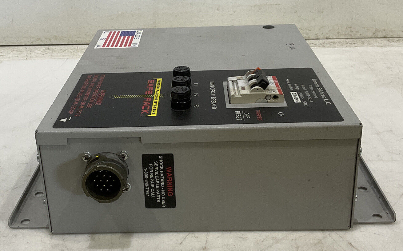 SAFE T RACK REMOTE SOLUTIONS RACKING SR-M-75C-1 CIRCUIT BREAKER 476