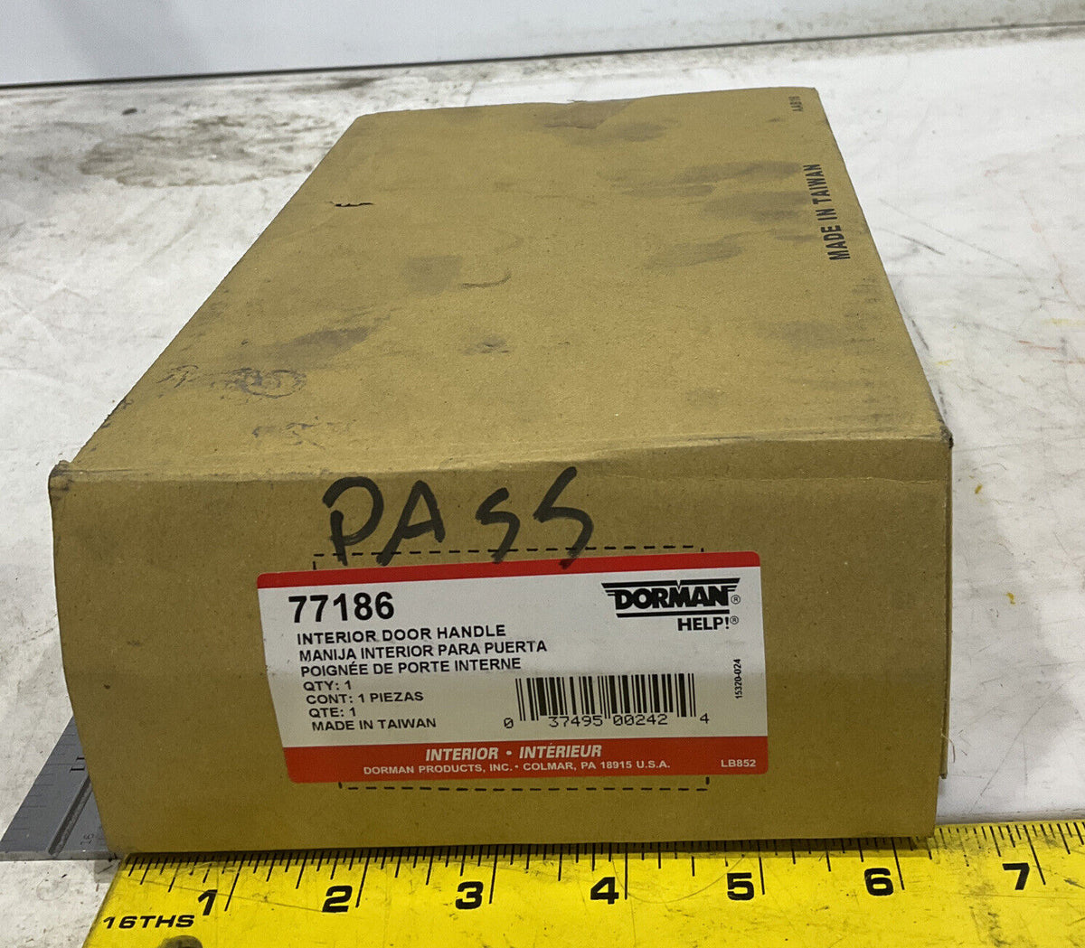 DORMAN 77186 INTERIOR DOOR HANDLE RIGHT HAND 476