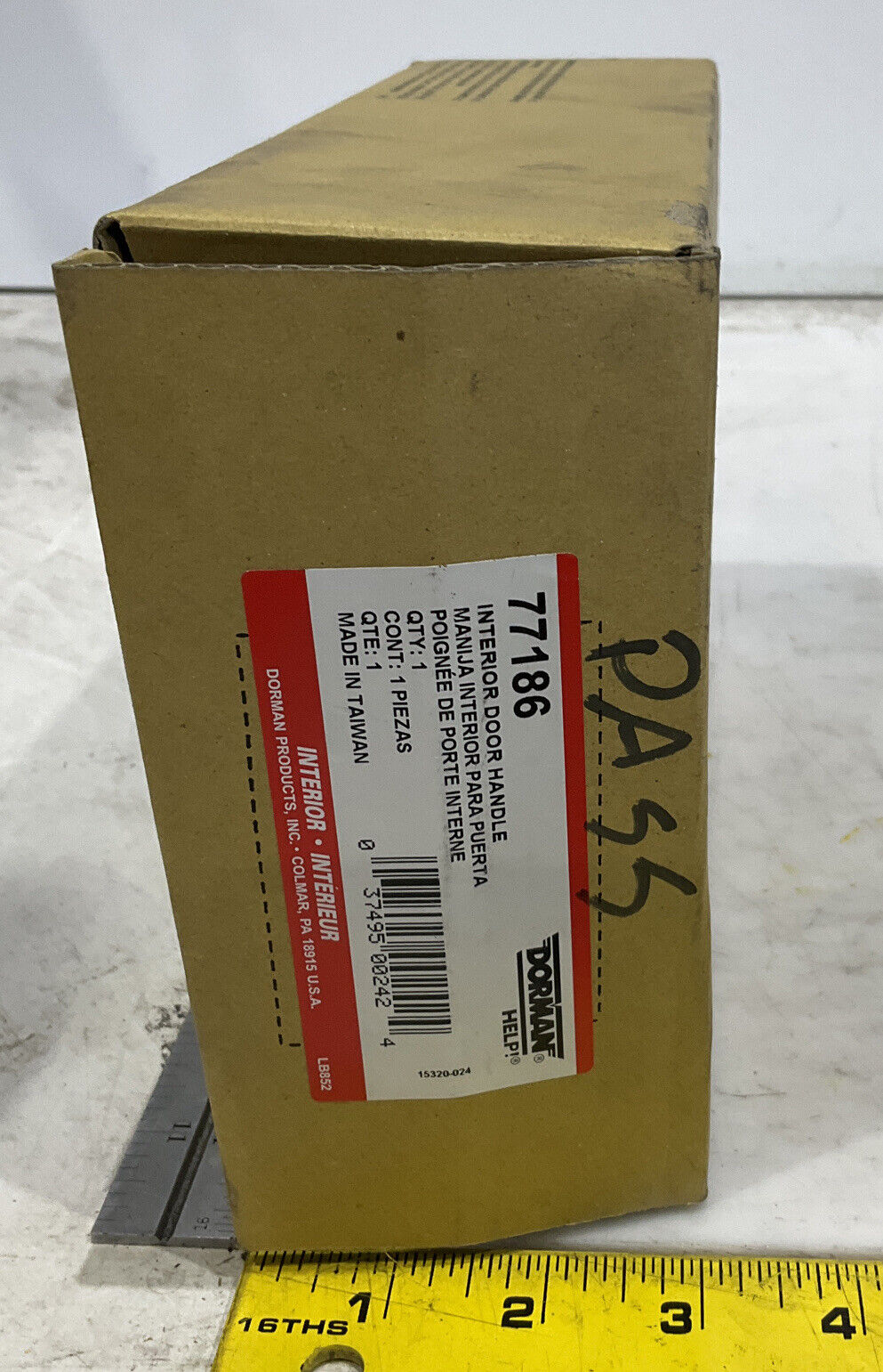 DORMAN 77186 INTERIOR DOOR HANDLE RIGHT HAND 476