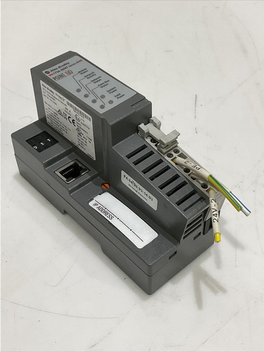 ALLEN BRADLEY 1734-AENT SERIES B POINT 1/0 DIGITAL OUTPUT MODULE CDM