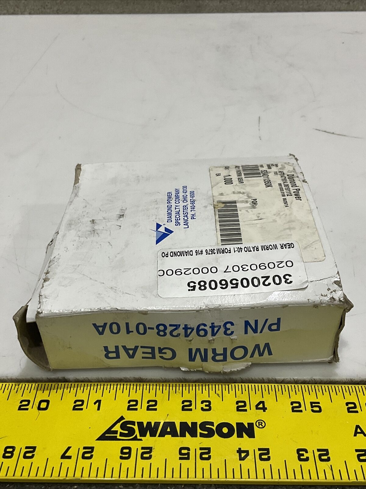 DIAMOND POWER 349428-910A AGC2241 WORM GEAR 373