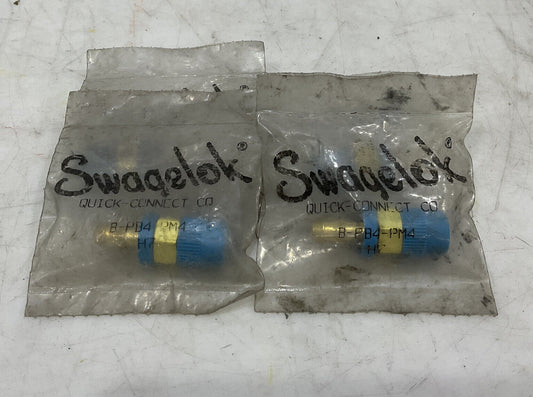 SWAGELOK B-PB4-PM4 HOSE FITTING LOT OF 4 476