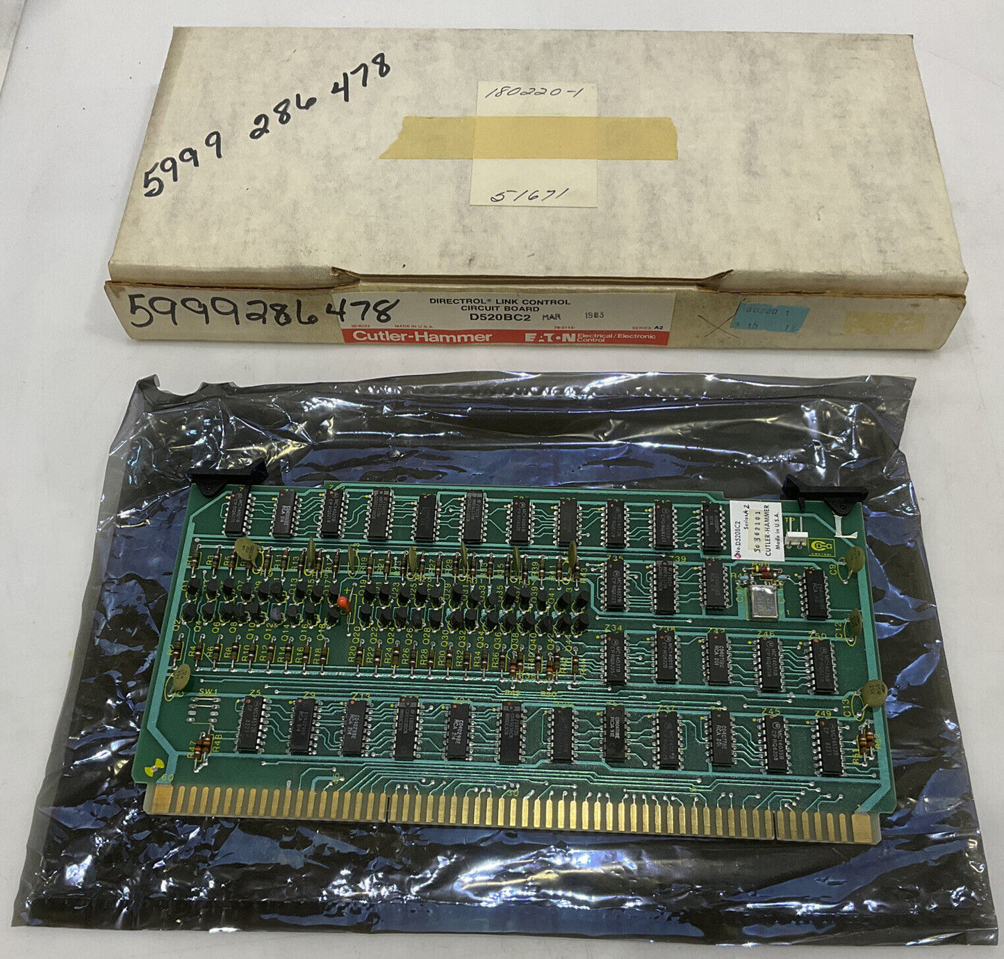 CUTLER-HAMMER D520BC2 DIRECTROL LINK CONTROL CIRCUIT BOARD 373