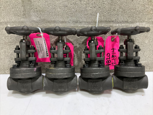 VOGT SW12141 GLOBE VALVE A195N BODY 1975 PSI 100 F 1/2” 800 CLASS LOT OF 4 373