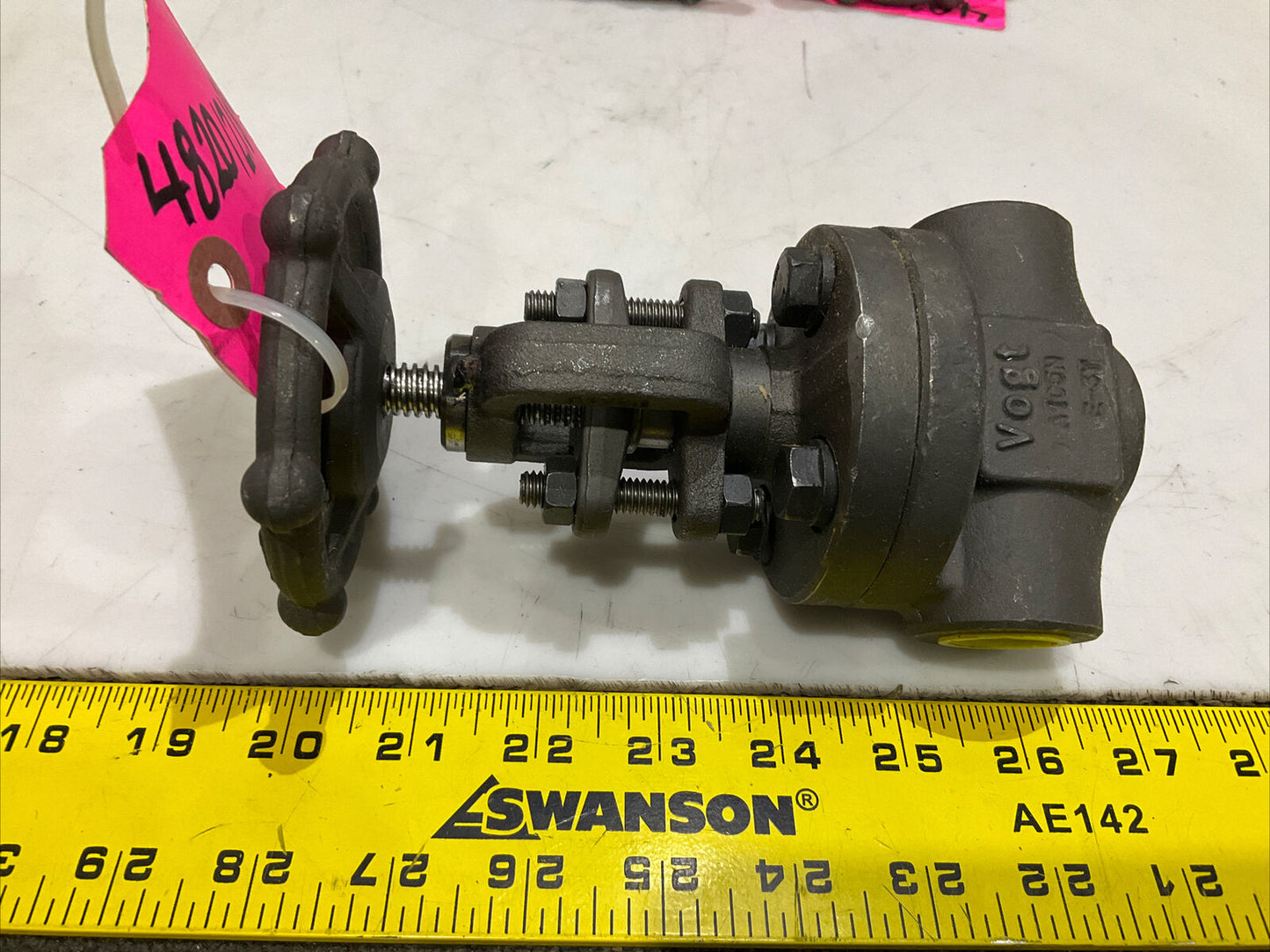 VOGT SW12141 GLOBE VALVE A195N BODY 1975 PSI 100 F 1/2” 800 CLASS LOT OF 4 373