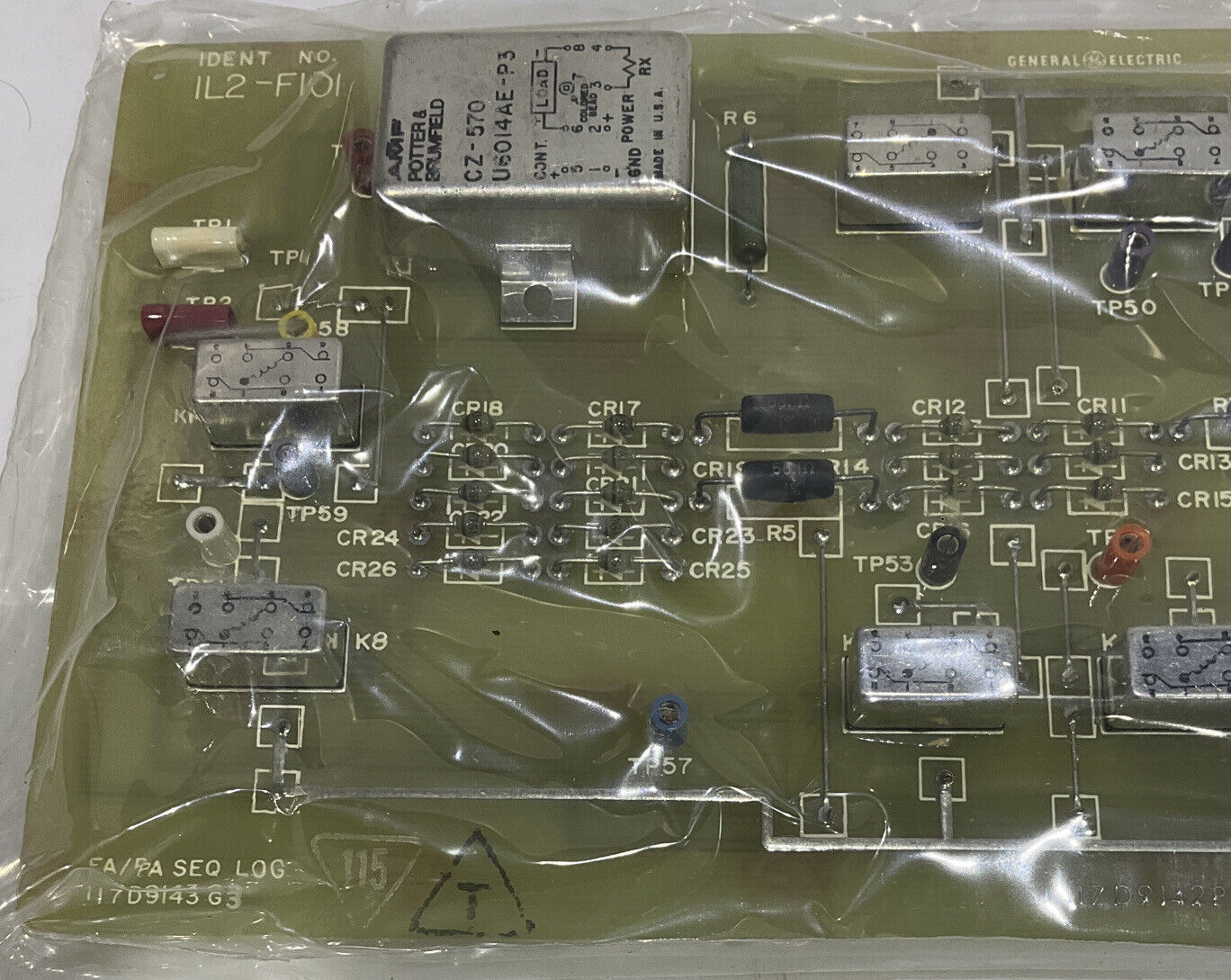 GENERAL ELECTRIC 1L2-F101 117D9143G3 FA/PA SEQ LOG 373
