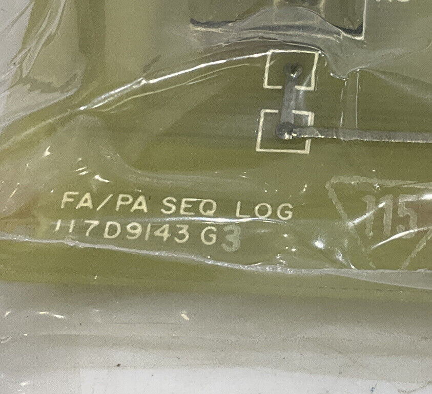 GENERAL ELECTRIC 1L2-F101 117D9143G3 FA/PA SEQ LOG 373