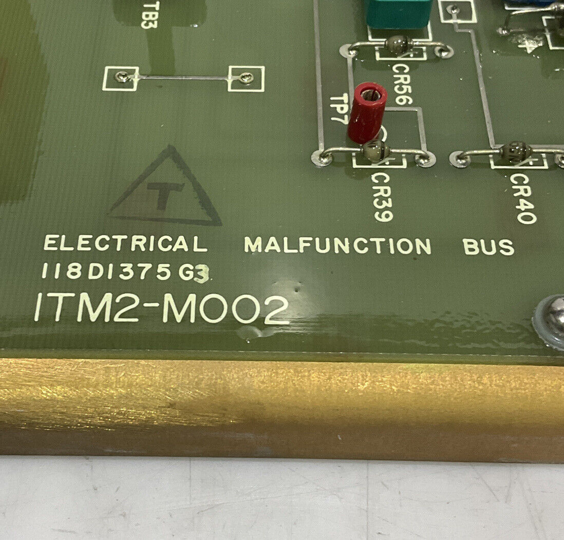 GENERAL ELECTRIC 1TM2-M002 118D1375G3 ELECTRICAL MALFUNCTION BUS 373