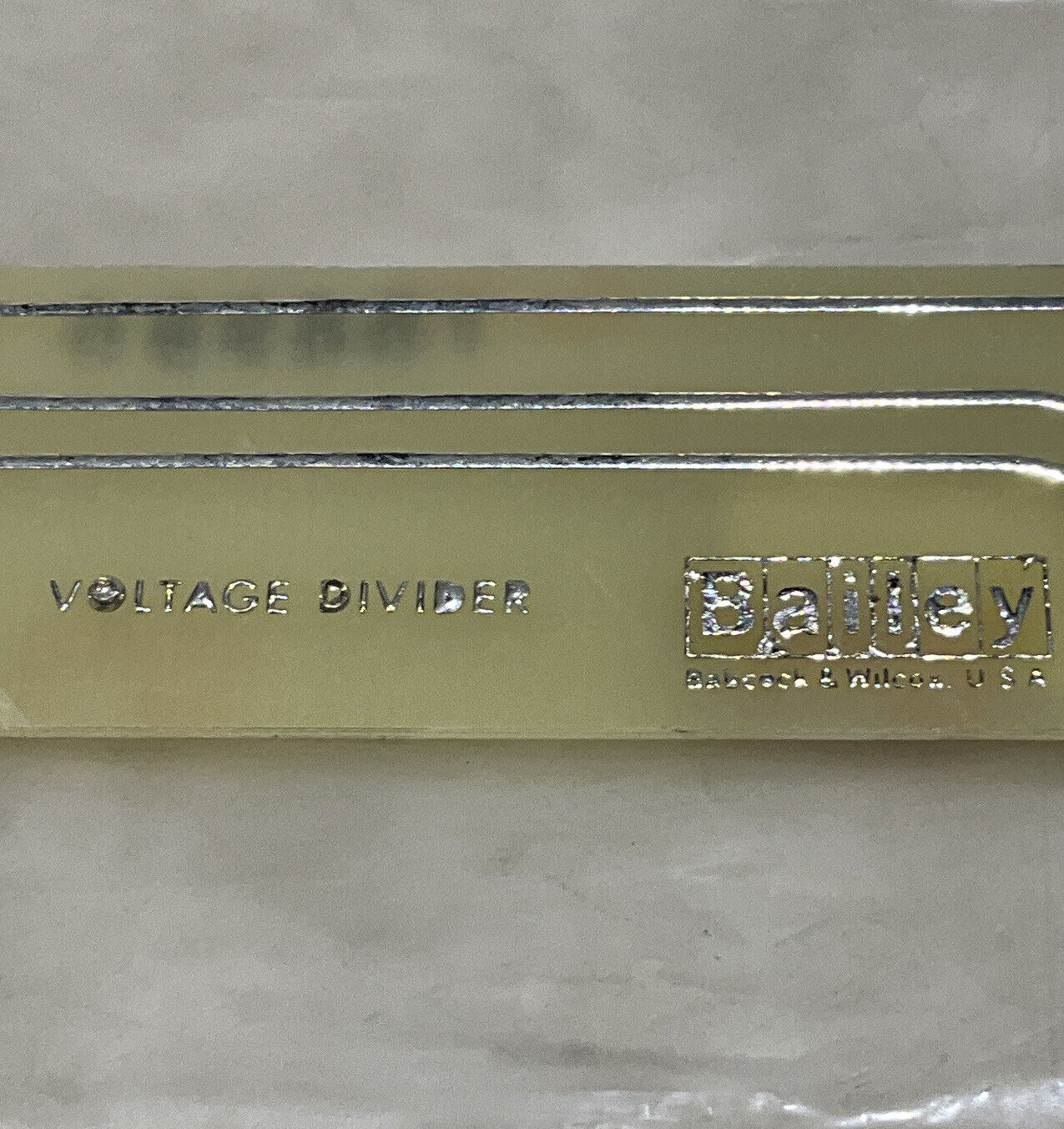 BAILEY 6626806A1 VOLTAGE DIVIDER 373