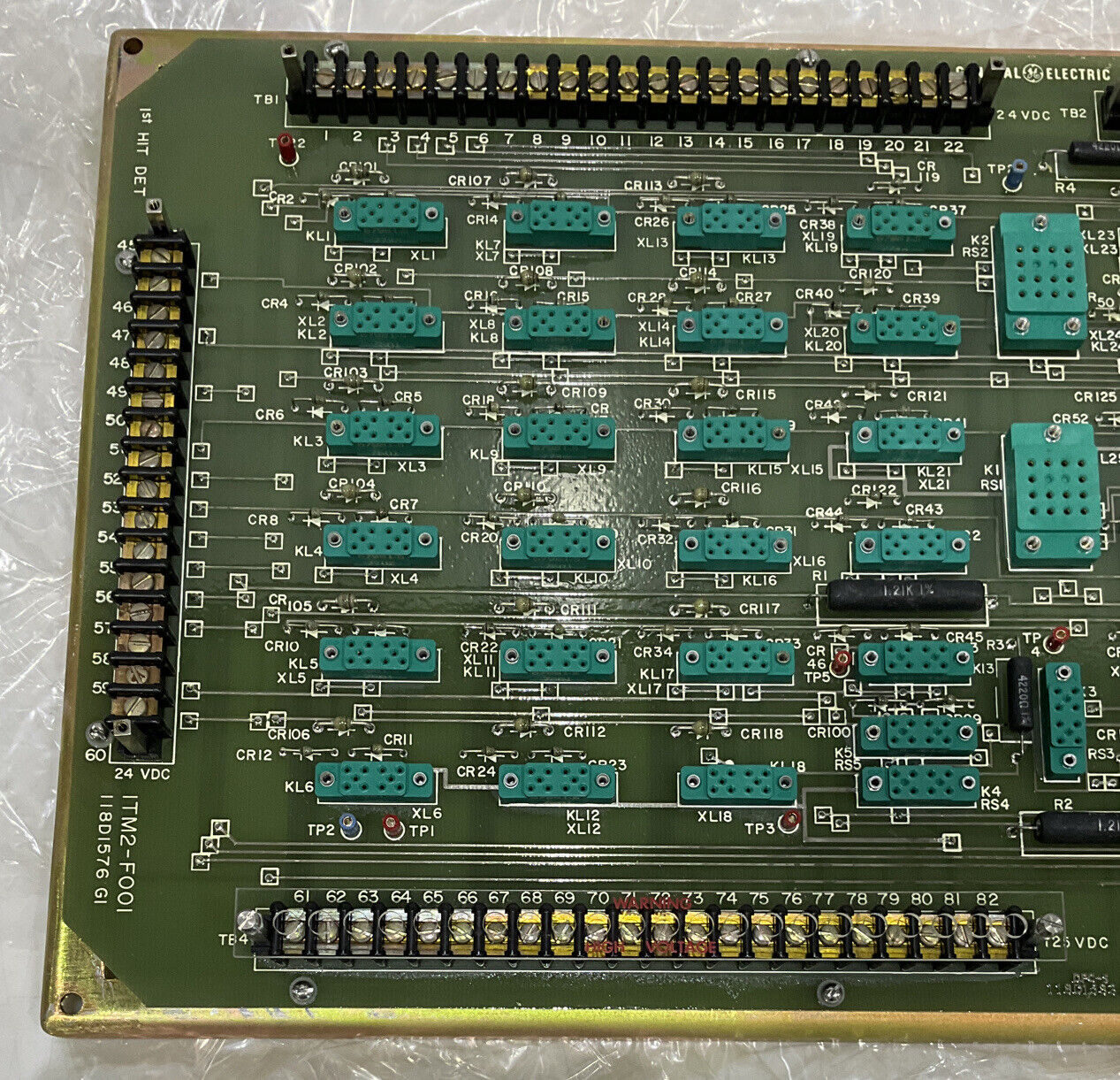 GENERAL ELECTRIC 1TM2-F001 118D1576G1 1ST HIT DET 373