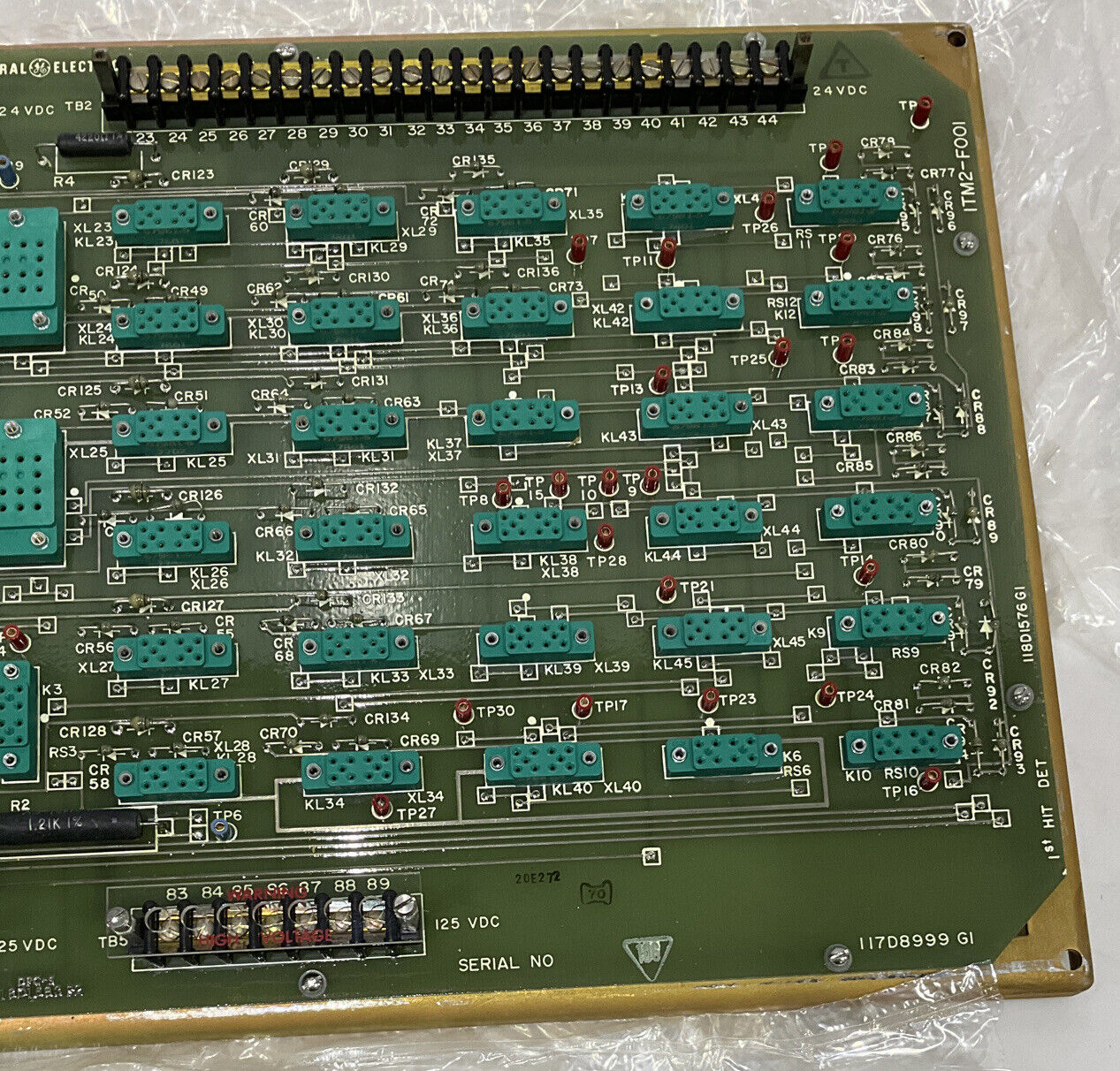 GENERAL ELECTRIC 1TM2-F001 118D1576G1 1ST HIT DET 373