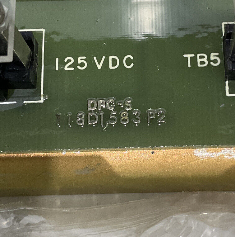 GENERAL ELECTRIC 1TM2-F001 118D1576G1 1ST HIT DET 373
