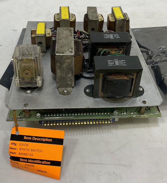 EXIDE 805667-03 STATIC SWITCH 373