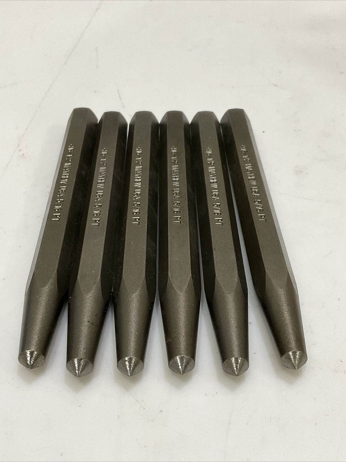 MAYHEW 416-1/2 CENTER PUNCH 5/16 PT LOT OF 6 373