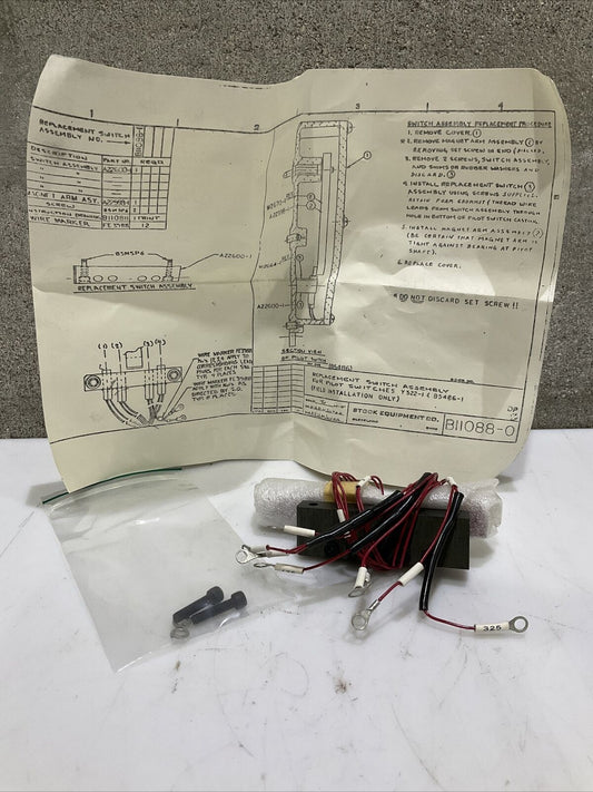 STOCK EQUIPMENT B11088-0 SWITCH ASSEMBLY 373