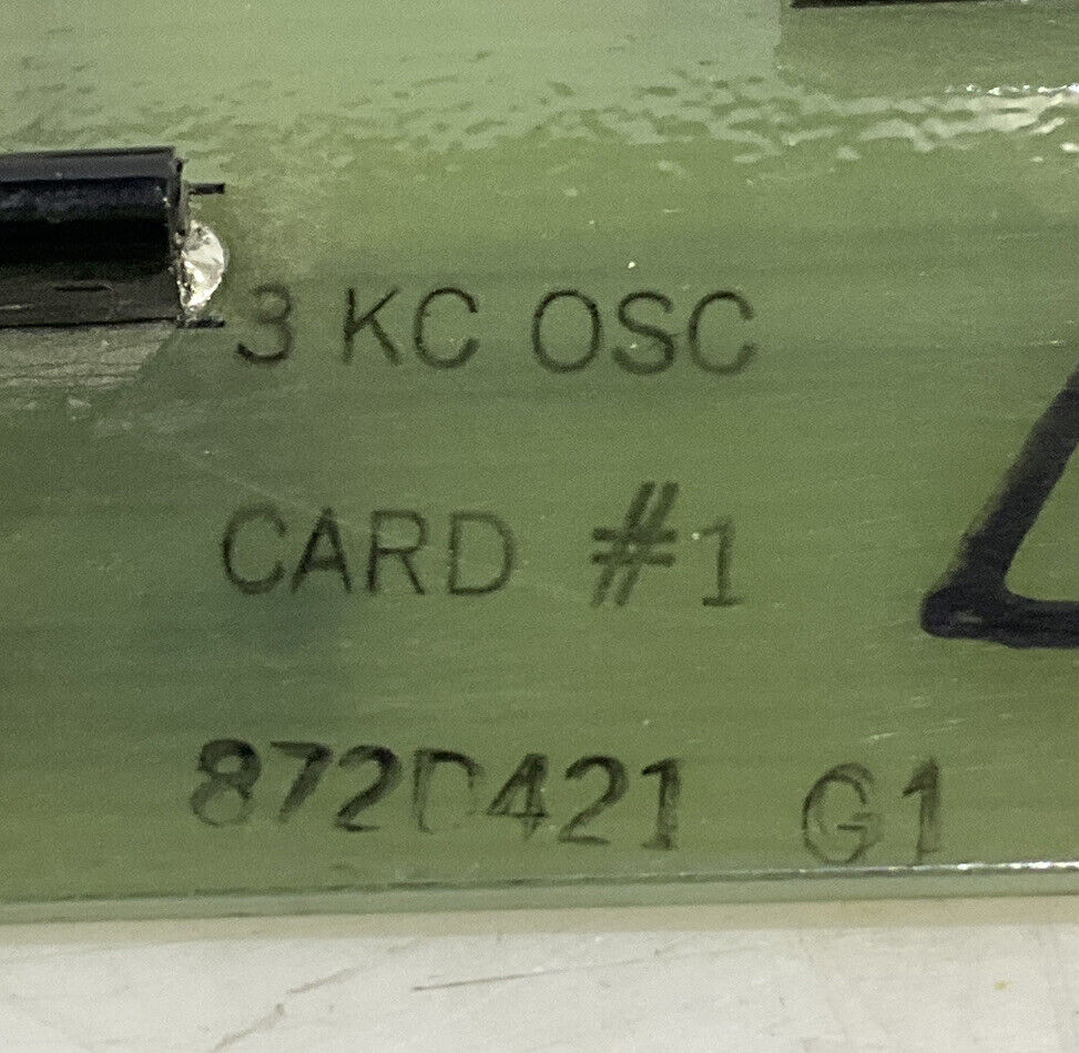 GENERAL ELECTRIC 872D421G1 3 KC OSC CARD #1 373