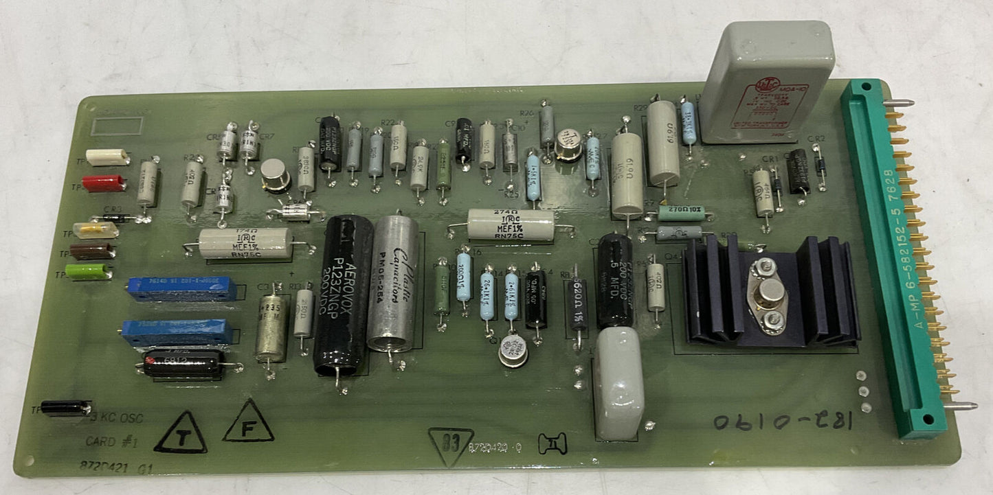 GENERAL ELECTRIC 872D421G1 3 KC OSC CARD #1 373