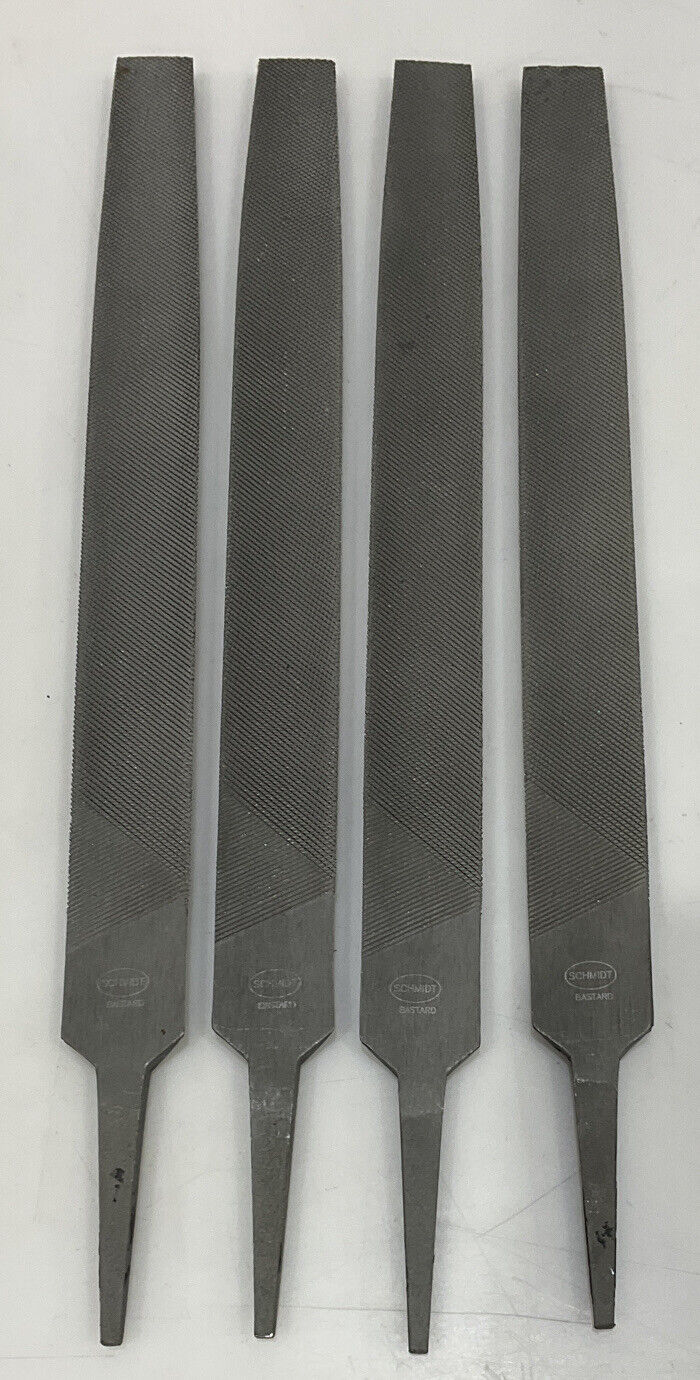 ALFA TOOLS F65050 BASTARD CUT HALF ROUND FILE 10 INCH LOT OF 4 373