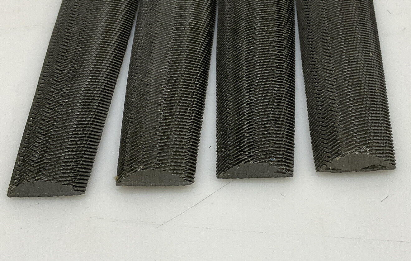 ALFA TOOLS F65050 BASTARD CUT HALF ROUND FILE 10 INCH LOT OF 4 373