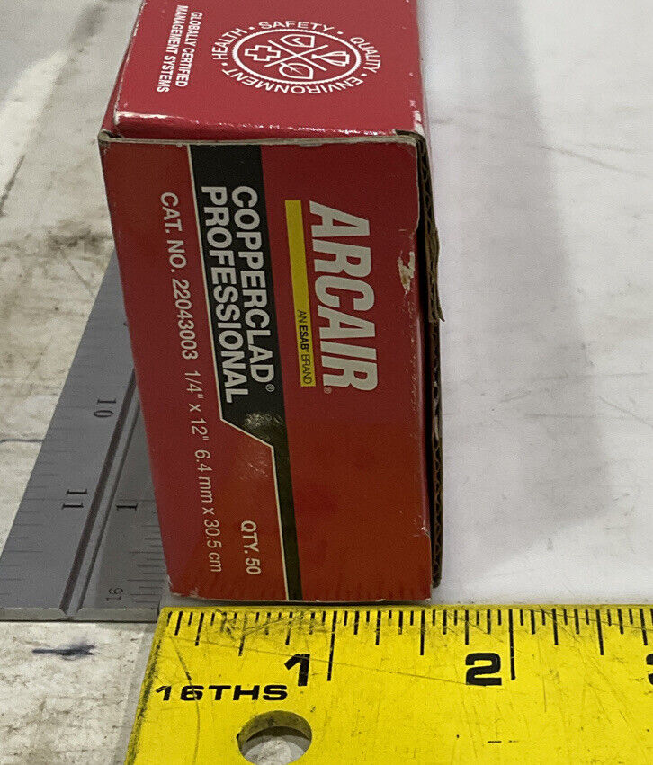 ARCAIR 22043003 COPPERCLAD PROFESSIONAL ELECTRODE CUTTING ROD QTY 50 373