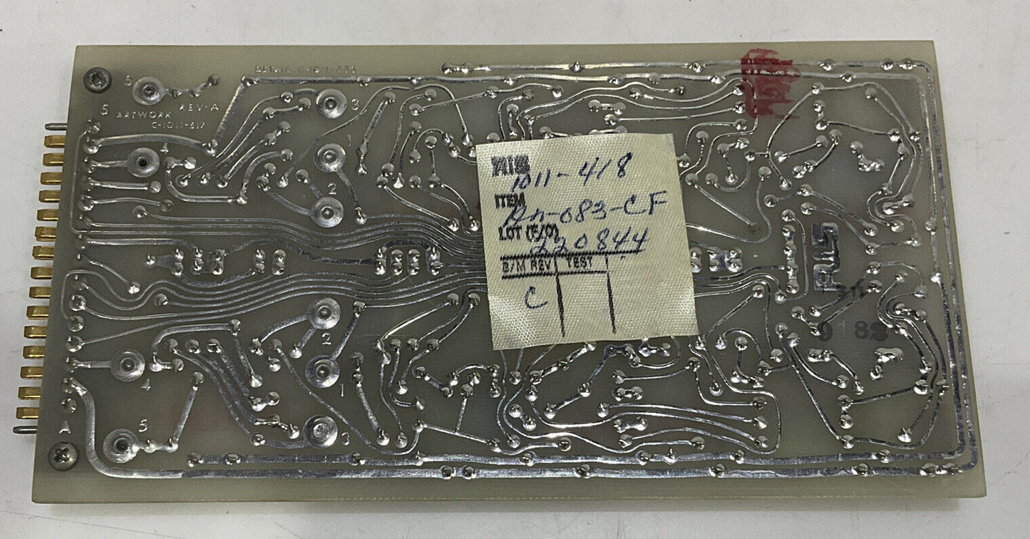 ROCHESTER INSTRUMENT AN083CRX RIS C-1011-517 AN-083-CF SEQUENCE MODULE 373