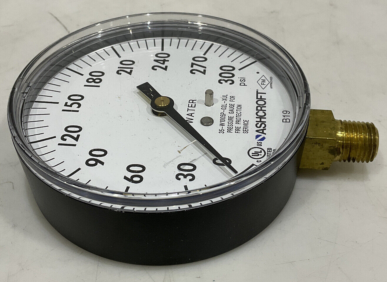 ASHCROFT 35W1005PH 02L XUL PRESSURE GAUGE 0-300psi 373