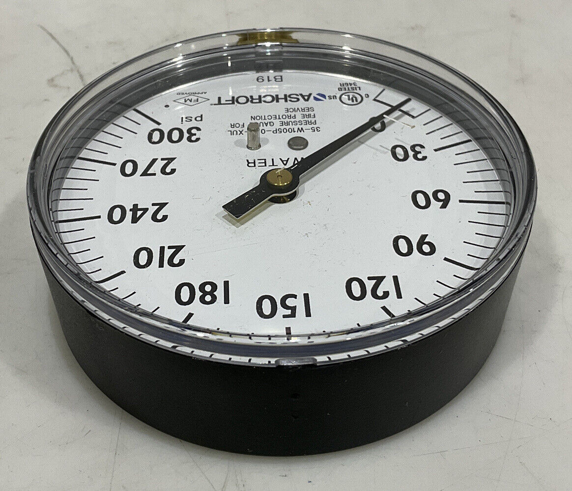 ASHCROFT 35W1005PH 02L XUL PRESSURE GAUGE 0-300psi 373