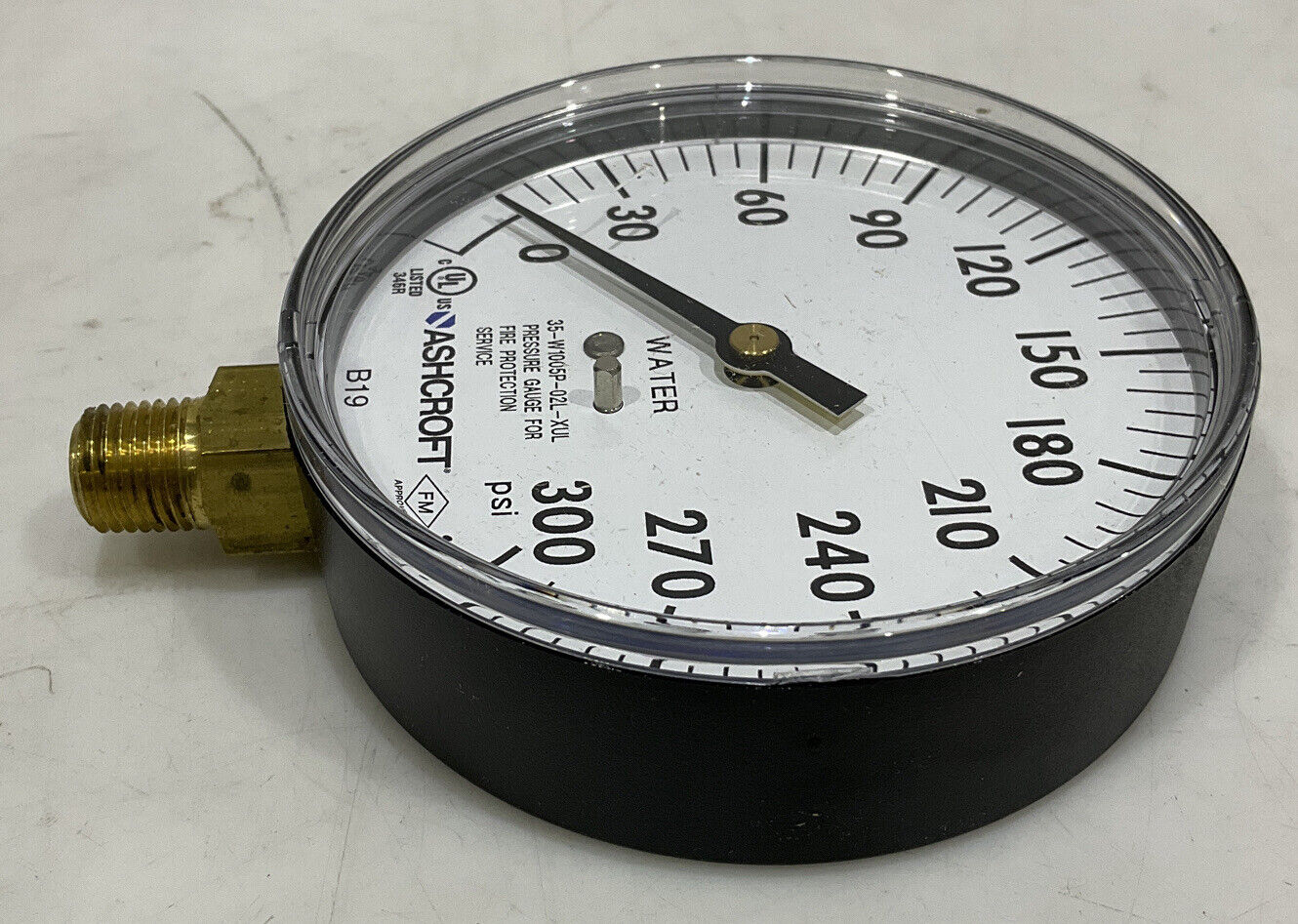 ASHCROFT 35W1005PH 02L XUL PRESSURE GAUGE 0-300psi 373