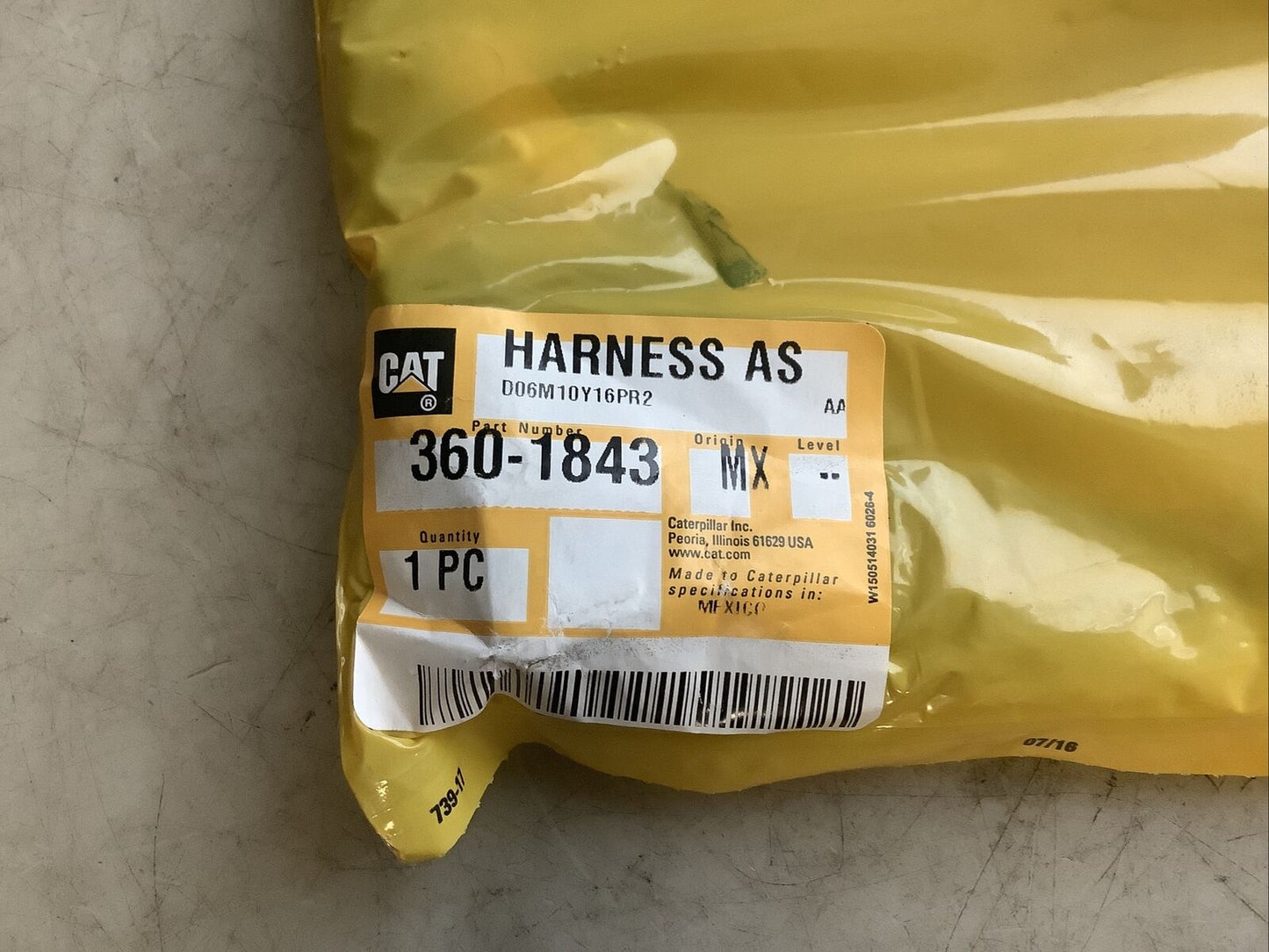 CAT 360-1843 HARNESS 476 - LOT OF 2