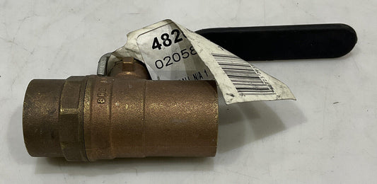 NIBCO S-580A BRASS BALL VALVE SOLDER 1” 373