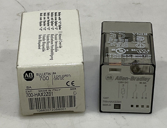 ALLEN-BRADLEY 700-HAX2Z01 BULLETTIN 700 RELAY SERIES D 373