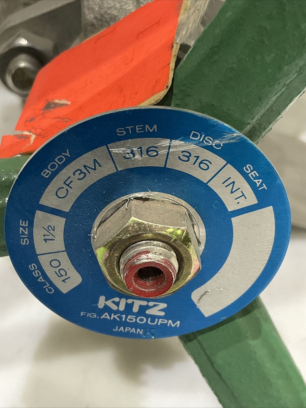 KITZ 7252 B16.34 GLOBE BALL VALVE 1-1/2” 316SS SOCKETWELD 150 PSI 373