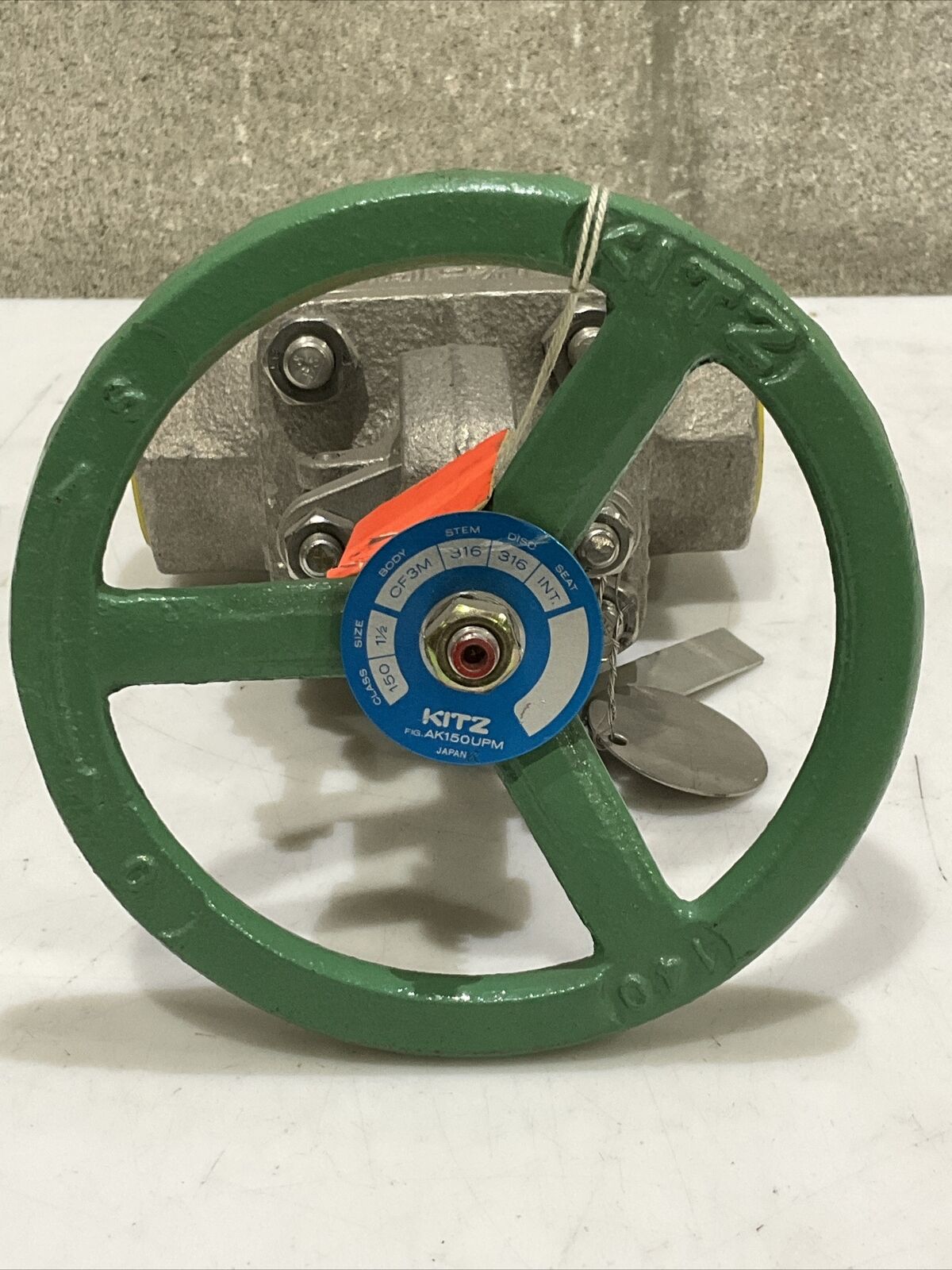 KITZ 7252 B16.34 GLOBE BALL VALVE 1-1/2” 316SS SOCKETWELD 150 PSI 373