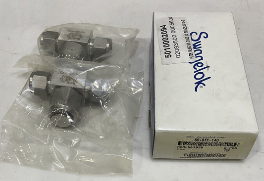 SWAGELOK SS-8TF-140 REMOVABLE FILTER LOT OF 2 373