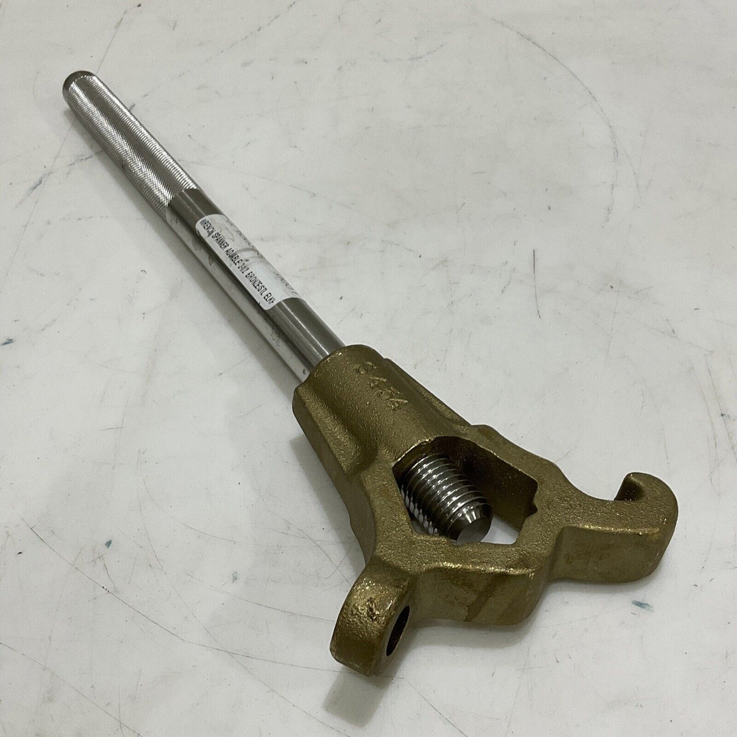 ELKHART S-454 ADJUSTABLE SPANNER WRENCH 2-1/2" BRASS 373