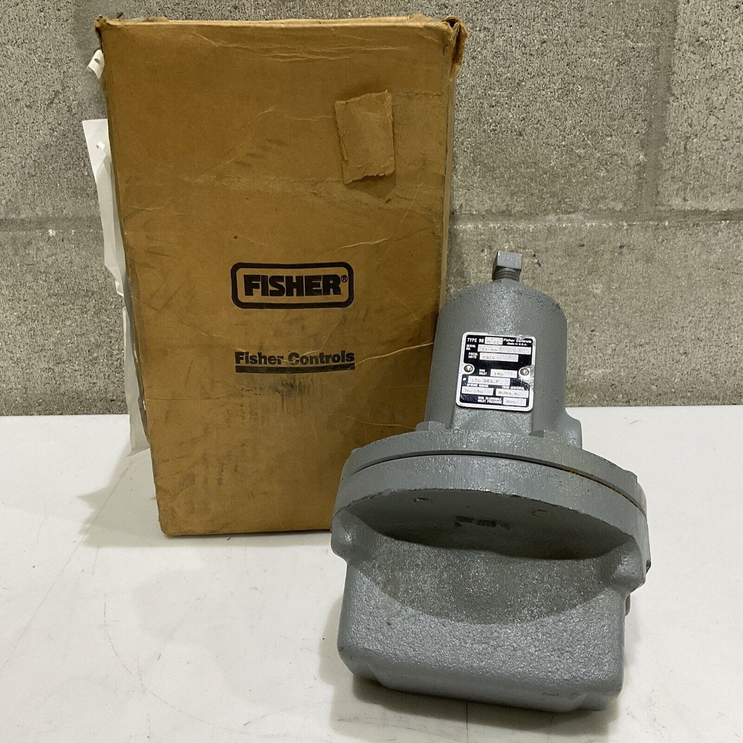 FISHER H-22 11-89 98H-22 T-70139-1 BACKPRESSURE REGULATOR 3/4” 70-140 LB 373