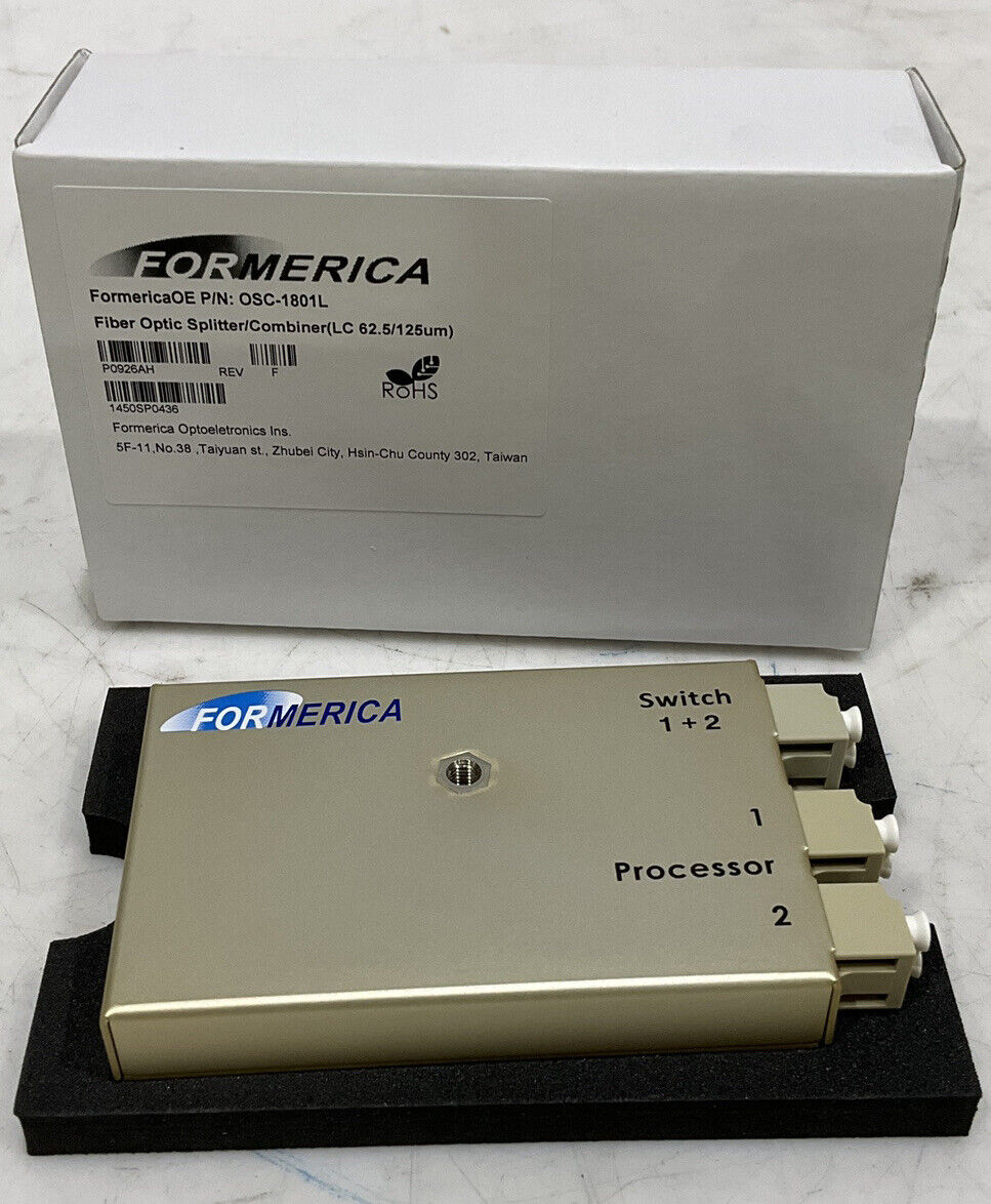 SCHNEIDER FOXBORO/FORMERICA P0926MX OSC-1801L FIBER OPTIC SPLITTER KIT 373