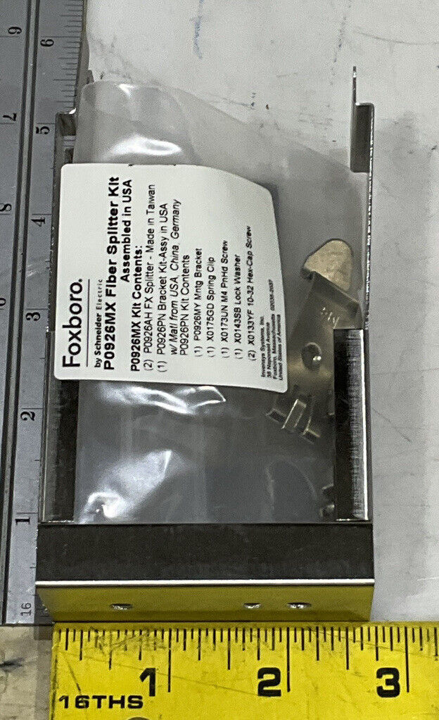 SCHNEIDER FOXBORO/FORMERICA P0926MX OSC-1801L FIBER OPTIC SPLITTER KIT 373