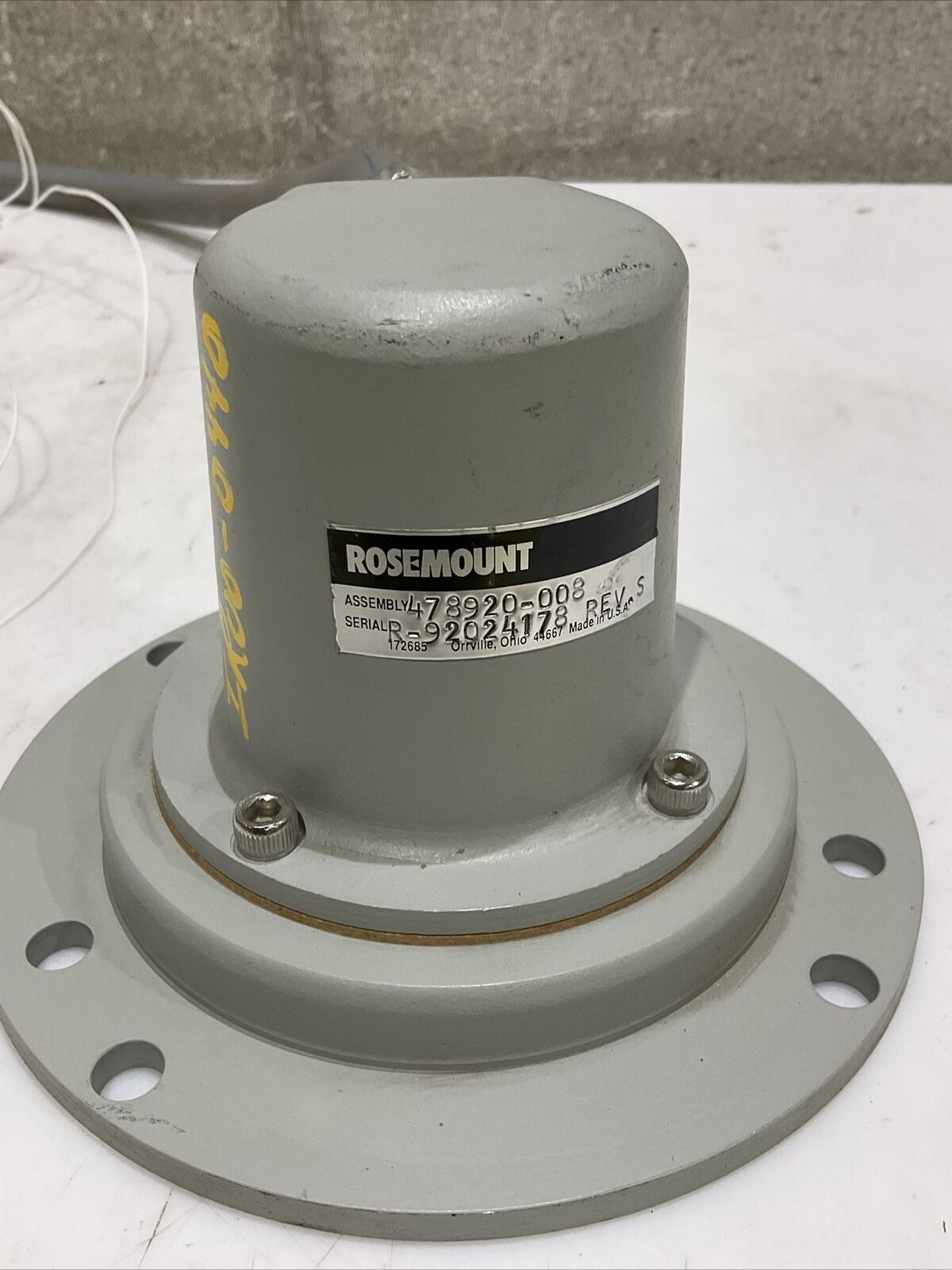 ROSEMOUNT 478920-008 TACHOMETER 50/60 HZ 117 RMS 373