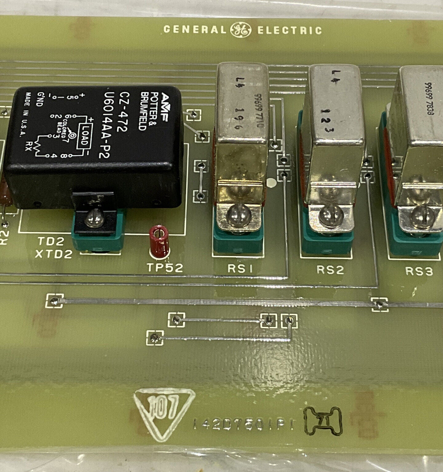 GENERAL ELECTRIC 1TM2-R001 142D7503G2 AUX RELAY MODULE 373