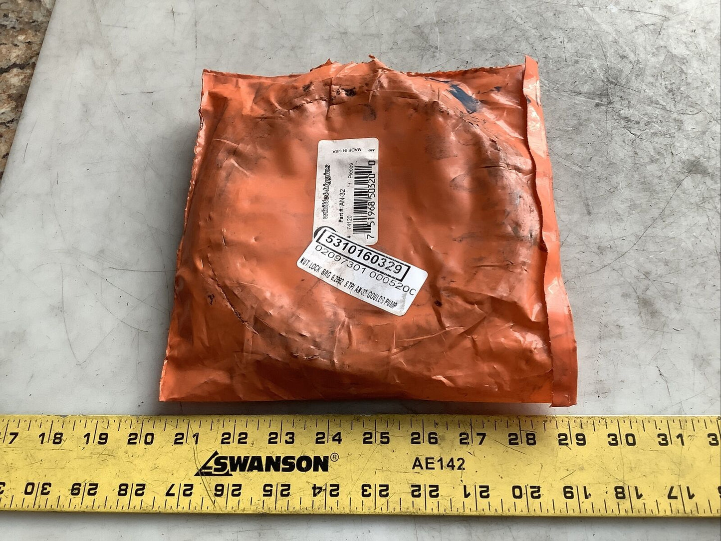 WHITTET HIGGINS AN-32 RETAINING NUT 476