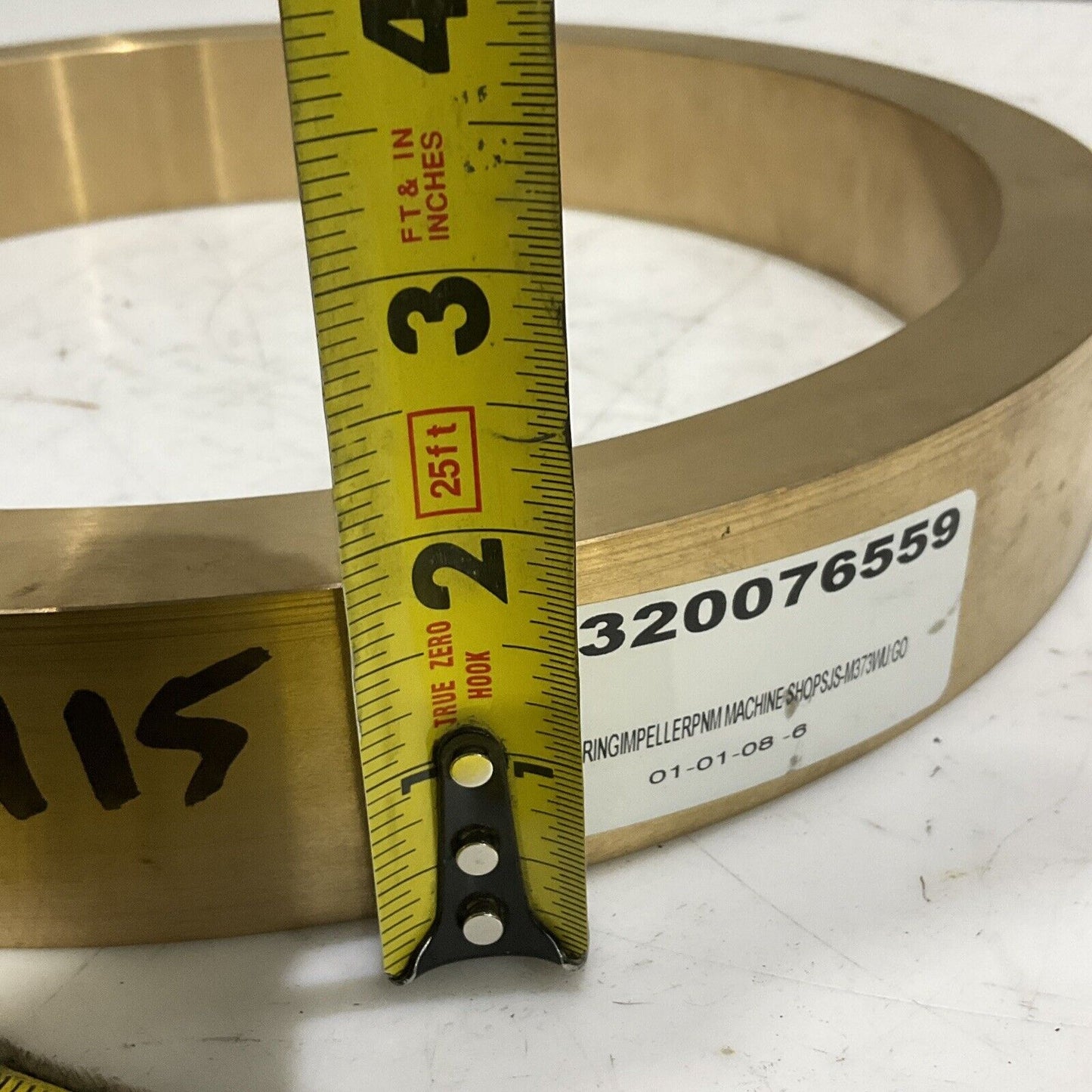 GOULDS PUMP MDL3415 SJS-M373 RAW WATER PMPS 1-5 IMPELLER RING 373