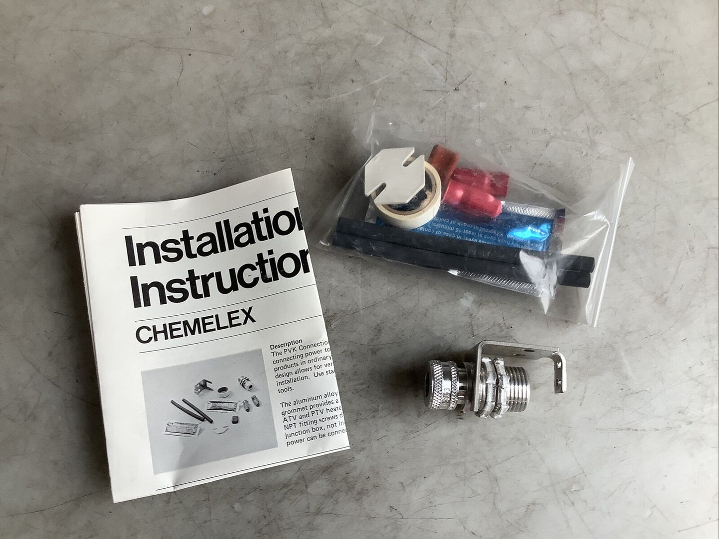 CHEMELEX 16360 C77714 SELF LIMITING HEATER PVK CONNECTION KIT 373